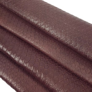 Bitter Chocolate Snake Leather Embossed Texture Amazing Relief LFC 2023