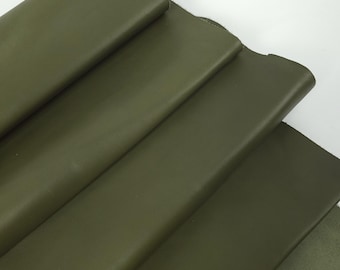 Martini Olive Premium Soft Pure Lining Leather