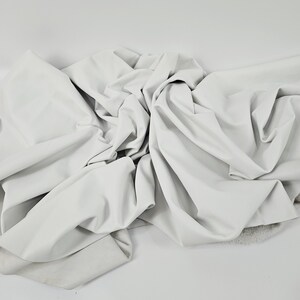 White Cecina Natural Full Grain Premium Soft Nappa Leather