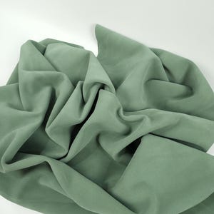 Granite Green Berlin Lux Soft Suede Leather