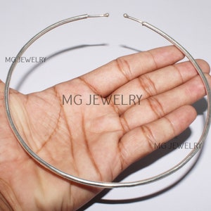 Flexibler Chokerkragen, leichtes Chokerhalsband zum Tragen von Anhängern, 925er Sterlingsilber-Overlay Flexibel und einfach zu tragen Halskette