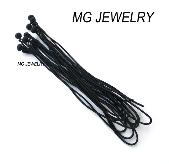 Black Macrame Cord For Pendant , Simple Waxed Thread Cord For Necklace pendant , Light Weight Easy to Wear Cord, Black Thread For Pendant