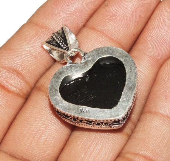 Ciondolo OPALE DI FUOCO BLU - Argento Sterling 925 - Italia
