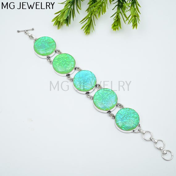 オーストラリア産トリプレットオパールブレスレット、ジェムストーン