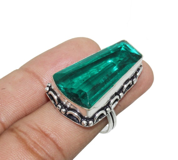 Green topaz deals ring