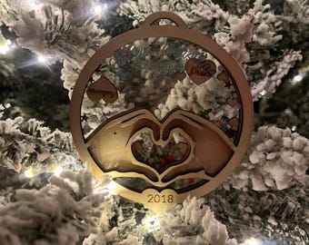 Our First Christmas as Mr & Mrs” Ornament – Personalized Couple Keepsake