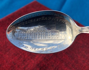 PRITCHELL HALL, Carolina del Norte, cuchara de plata esterlina, Asamblea Bautista Ridgecrest, Carolina del Norte