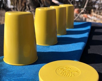 Tazas apilables / de viaje, regalo de fiesta de azafata de Stanley, década de 1960, ejecutivo cond