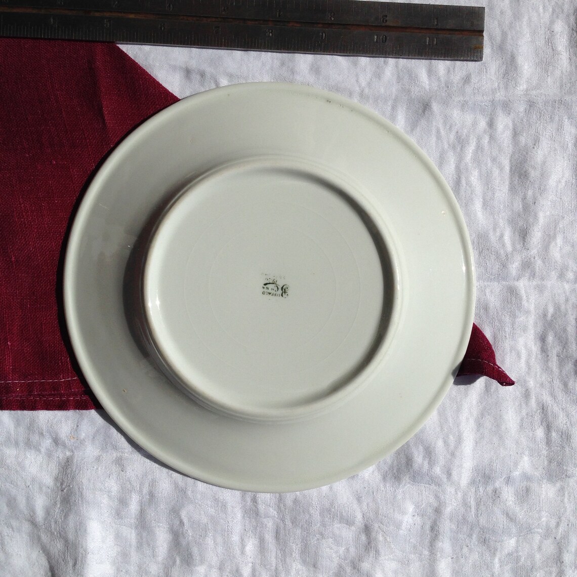 Vintage Pair of Buffalo China Plates Hotel China Restaurant Etsy