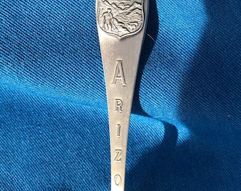 Sterling, ARIZONA, cuchara de coleccionista vintage, Ditat Deus,