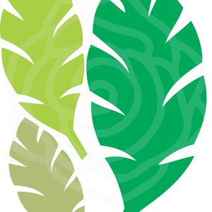 Leaves Simple Set19 Pdf Template Digital Download Pdf Etsy