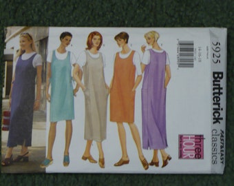 Butterick 5925 Uncut Pattern Size14-16-18