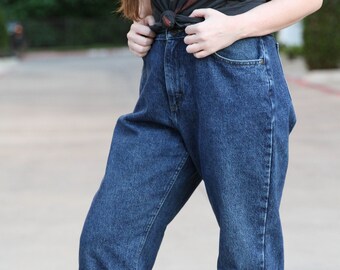 Vintage LEE Jeans, High Waisted Dark Wash Denim Jeans