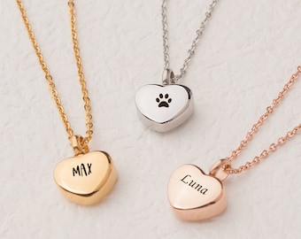 necklace for ashes dog