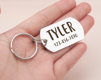 Dog Id Tag - Dog Tag - Dog Tag Name Phone Number - Custom Dog Tag - Dog Tags For Dogs Personalized Double Sides