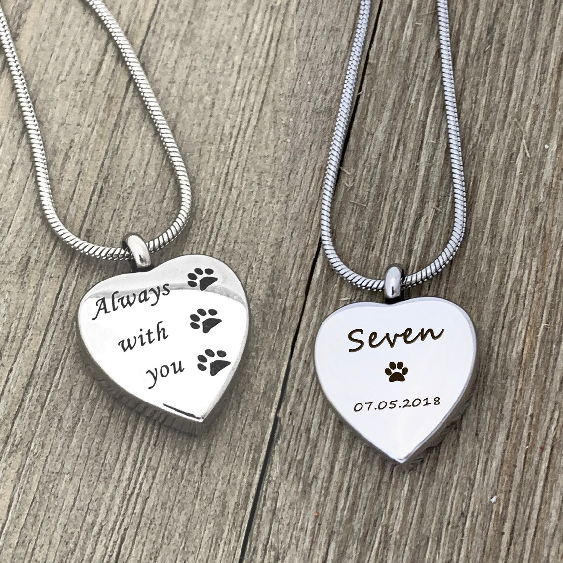 Pet Cremation Jewelry Dog Urn necklace Dog Memorial Etsy
