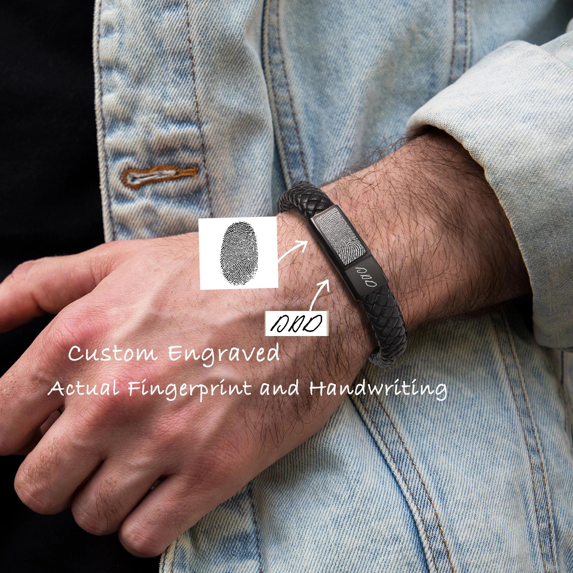 Fingerprint Bracelet for Men Australia