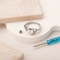 Cremation Ashes Jewelry, Urn Ring for Human Ashes, Custom Cremation Rings for Loss of Mom Dad, Memorial Ashes Ring, Gift of Loss of Dog Pet