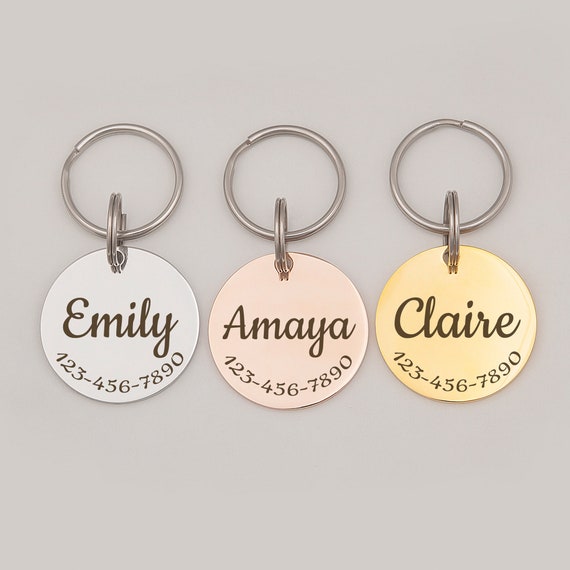 Dog collar tags etsy hot sale