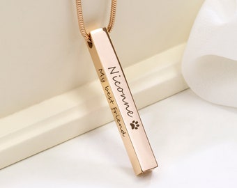 Cremation Urn Necklace - Personalized Cremation Jewelry for Human- Custom Pet Memorial Jewelry - Pet Cremation Jewelry - Pet Ashes Jewelry