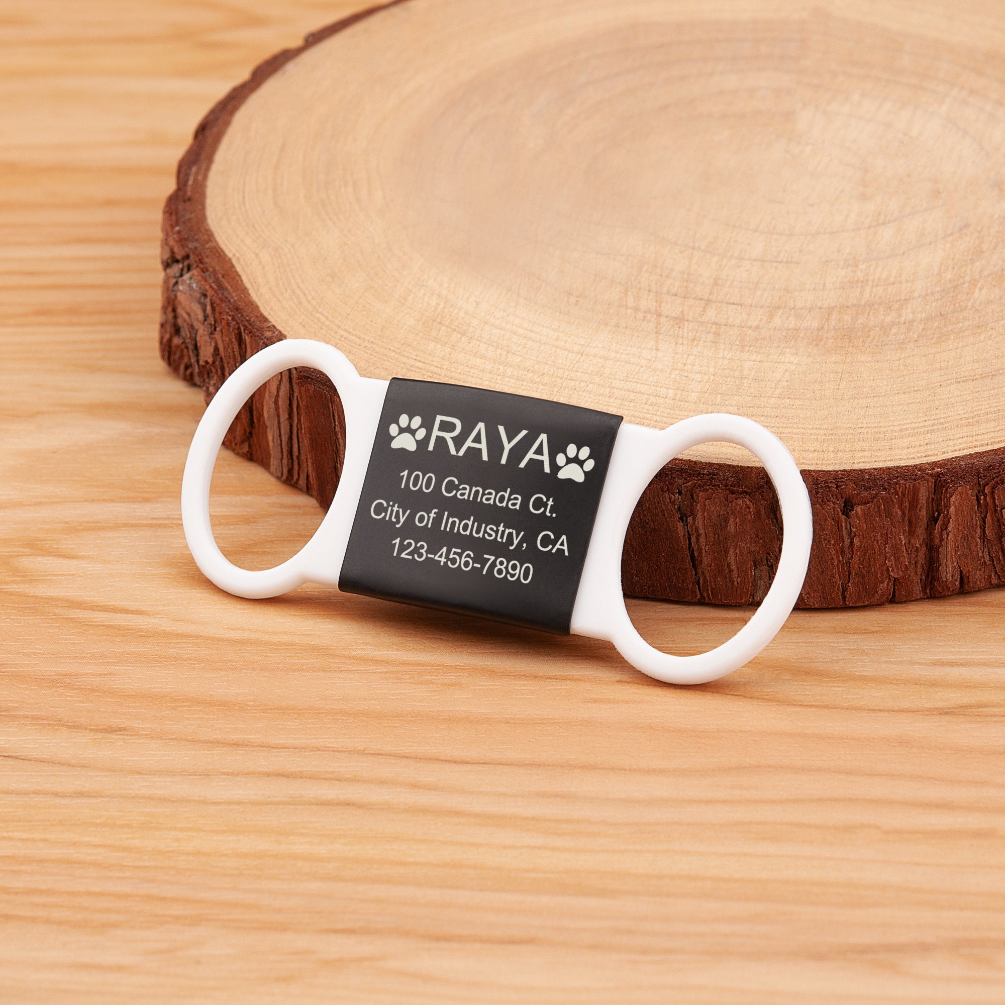 Custom Durable Slide Pet ID Tag🐶🐱,Personalized Name Silicone Dog Tag, Gift for Dog Owner