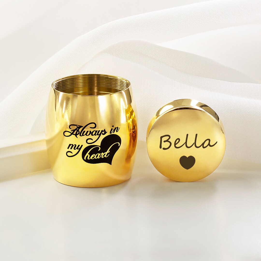 Cremation Urns, Mini Urns, Pet Urns, Gold Personalized Cremation Urns