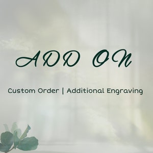 Additional Engraving Fee