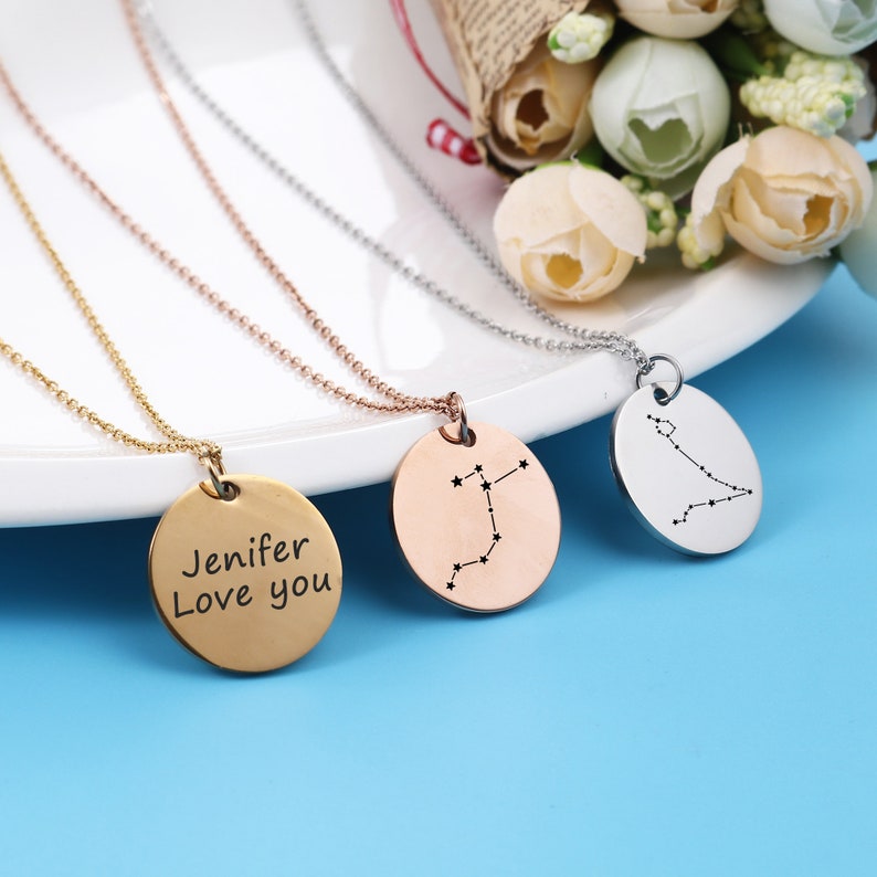 pisces star constellation necklace