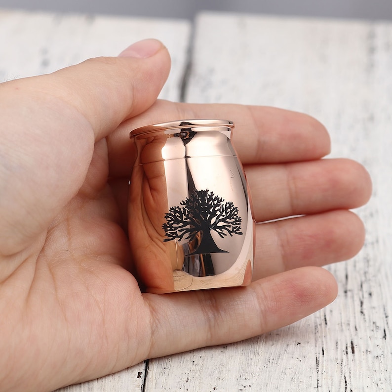 Cremation Urns Mini Urns Pet Urns Rose Gold Personalized Etsy