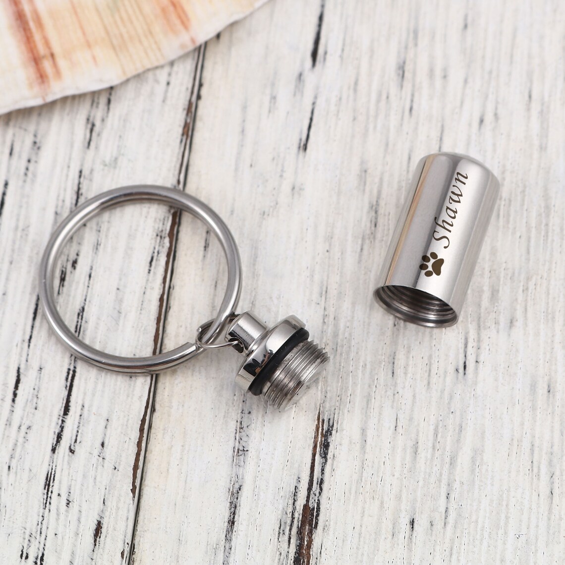 Custom Cremation Keychain Urn for Human and Pet Ashes Etsy