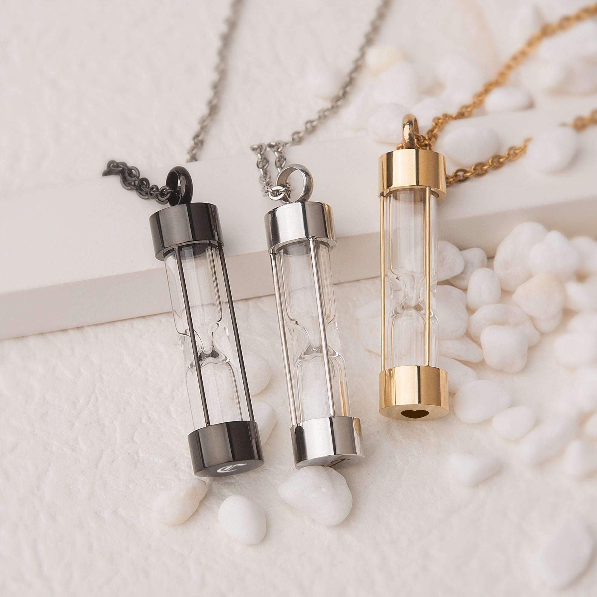 Hourglass clearance urn necklace