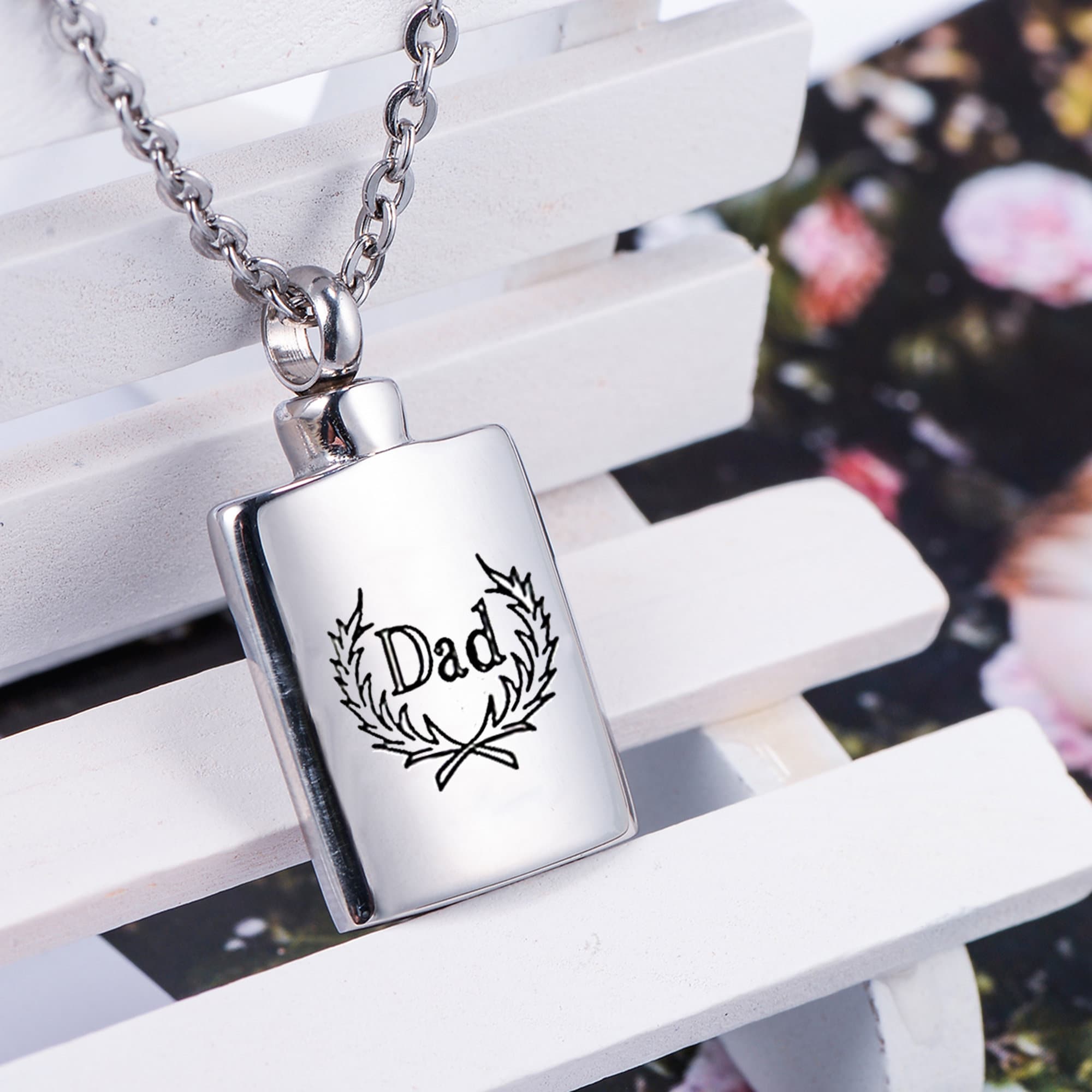 Amazon.com: XIUDA Urn Necklace Dad Ash Necklace Cremation Necklace for Ashes  Butterfly Cremation Jewelry-Fly With Butterflies : Clothing, Shoes & Jewelry