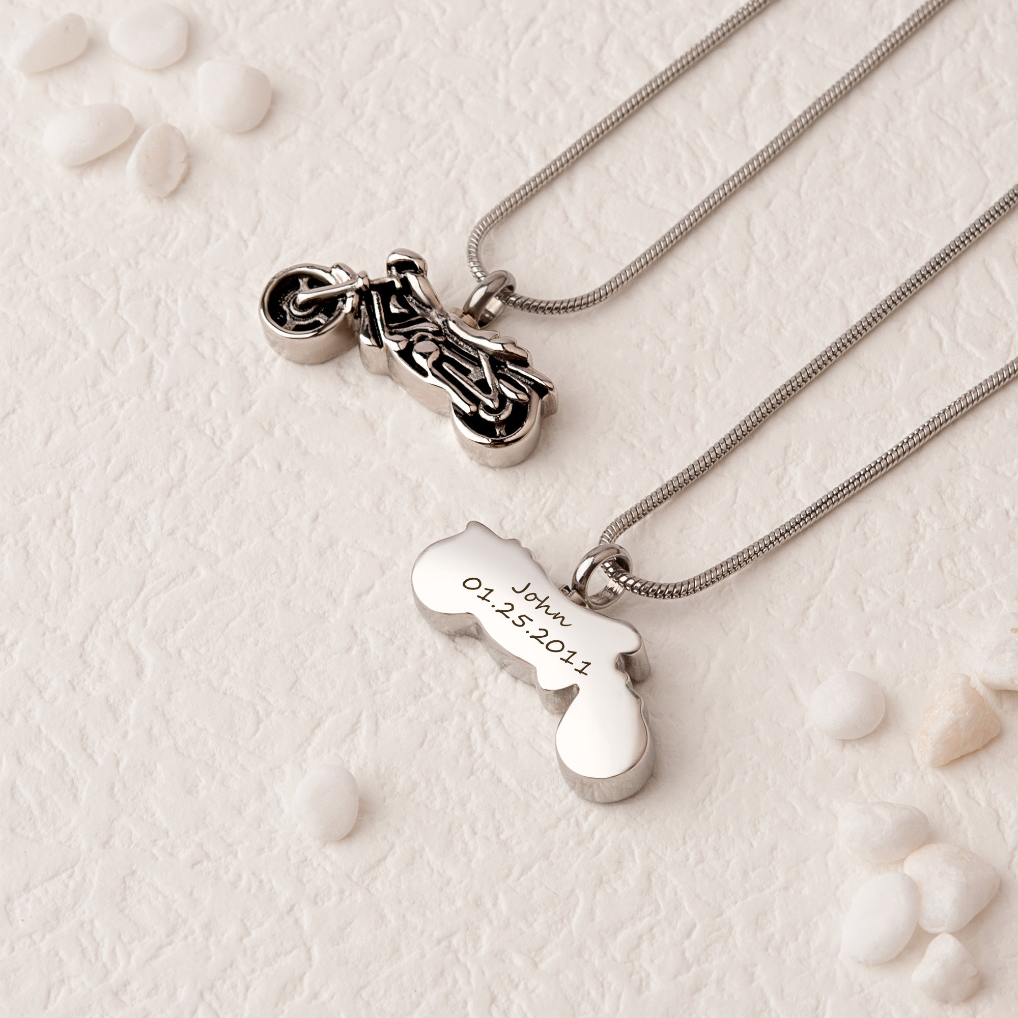 Urn Necklace for Human Ashes Motorcycle Urn Necklace Ashes Keepsake Ashes Necklace Cremation Jewelry for Men Etsy