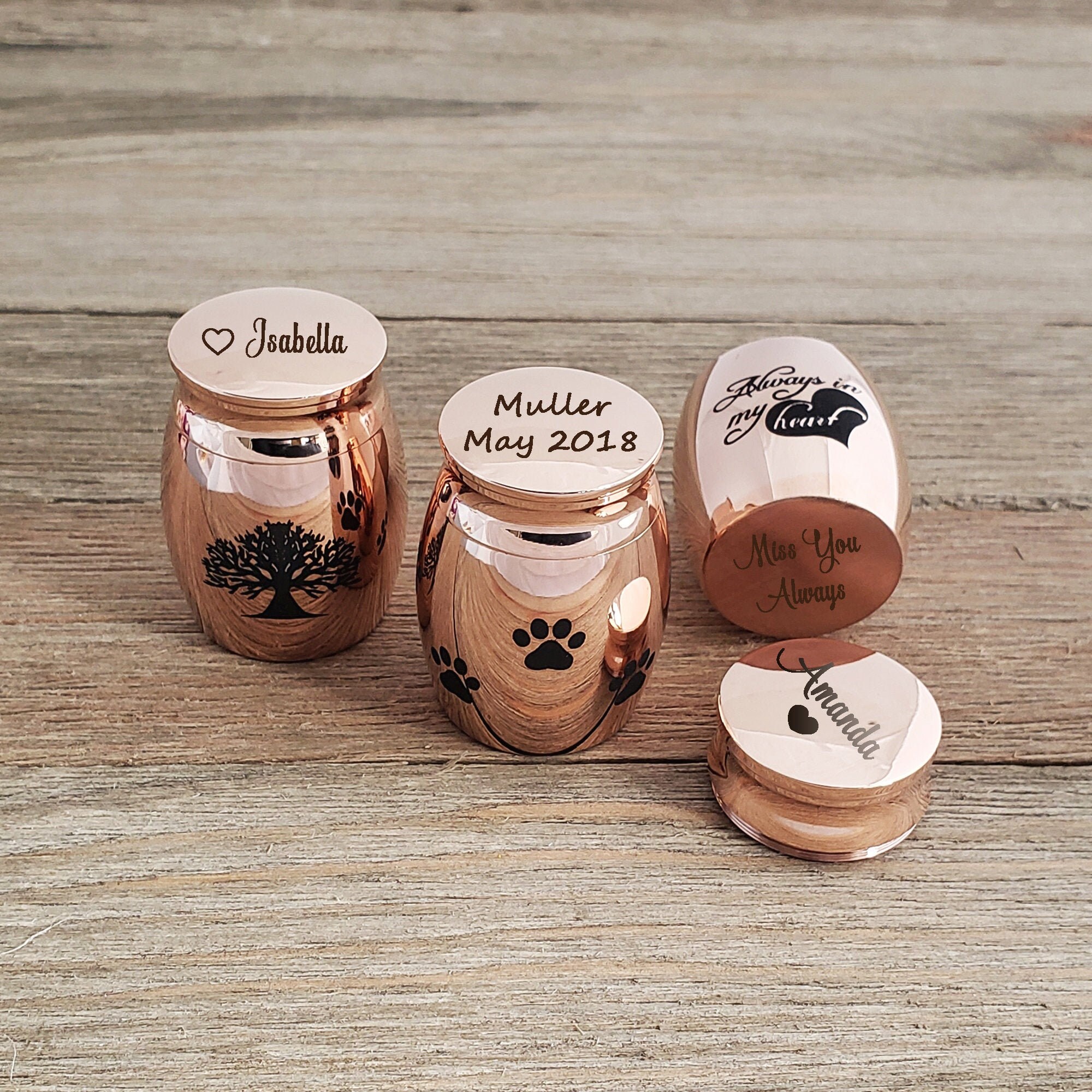 mini pet urns