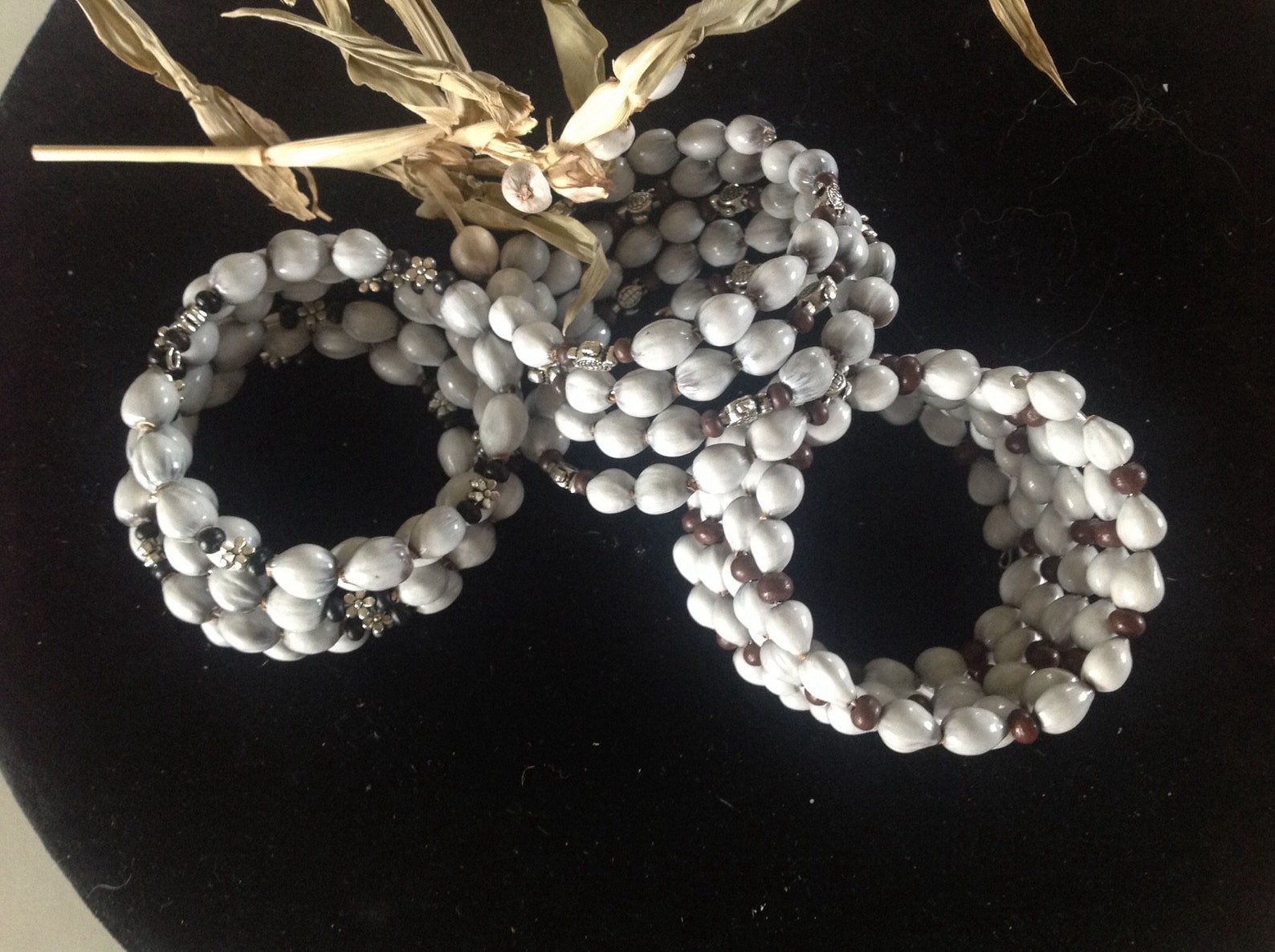 Job's tears necklace natural seed jewelry Etsy