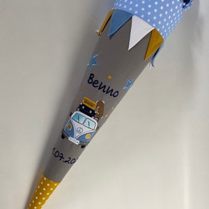 Mochila escolar XL Bulli que incluye cartón en blanco 85 cm ST7064