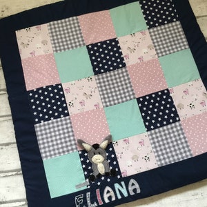 Baby blanket *Patchwork donkey* KRD3015