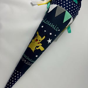 Mochila escolar Pikachu de tela con cartón en blanco 70 cm NUEVO1901