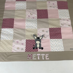 Baby blanket/ crawling blanket *Patchwork Donkey* KRD3020