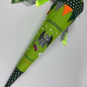 Mochila escolar Toothless Dragon de tela con cartón en blanco 70 cm NUEVO1901