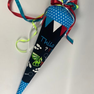 Mochila escolar bolsa de azúcar tres signos de interrogación de tela incluido cartón en blanco 70 cm NUEVO1901