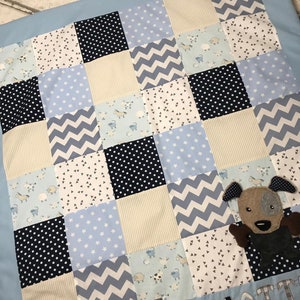 Baby blanket *Patchwork dog* KRD3042