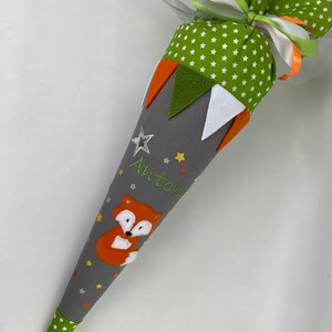 Mochila escolar sugar bag zorro de tela con cartón en blanco 70 cm ST7077