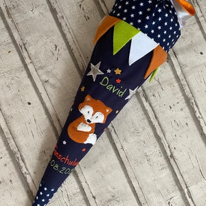 Mochila escolar XL Sugar Bag Fox de tela con cartón en blanco 85 cm ST7037
