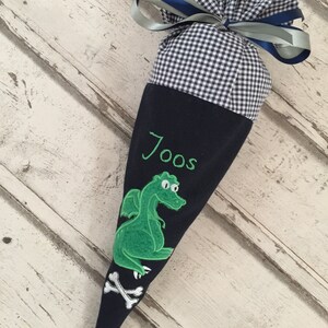 Mochila escolar para hermanos, bolsa de azúcar, dinosaurio, hecha de tela, incluye cartón en blanco ST7083