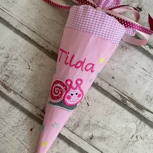 Caracol de cono de azúcar de cono escolar para hermanos hecho de tela, incluido cartón en blanco ST7131
