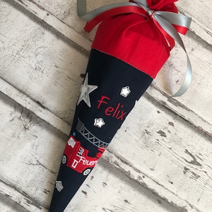 Mochila escolar para hermanos, bolsa de azúcar, bomberos, de tela, incluye cartón en blanco ST7135