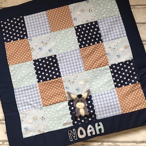 Baby blanket *Patchwork donkey* KRD3033