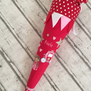 Mochila escolar bolsa de azúcar Princesa de tela con cartón en blanco 70 cm ST7007