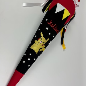 Mochila escolar Pikachu de tela con cartón en blanco 70 cm NUEVO1901